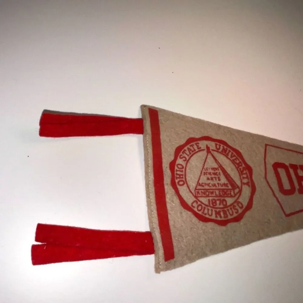 Vintage small Ohio State college Pennant must see - Picture 3 of 4